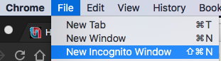 incognito mode